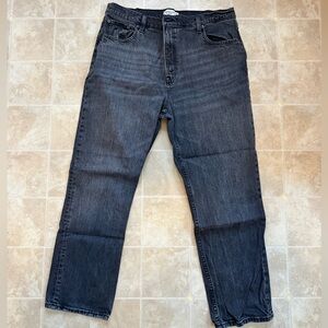 Abercrombie & Fitch Charcoal Straight Jeans